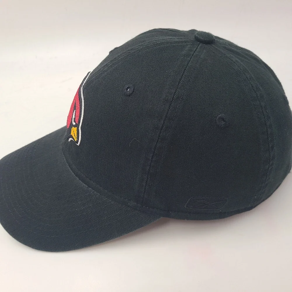 Women Arizona Cardinals Hat Strapback Reebok Black Red NFL Football Logo‎ Casual